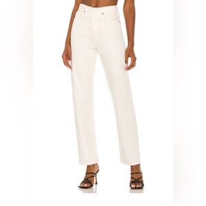 AGOLDE 90s Pinch Waist High Rise Straight Leg in Drum Colour